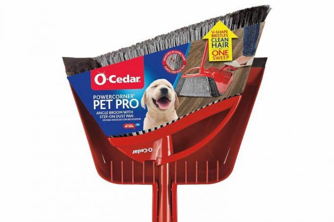 Amazon O-Cedar Pet Pro bezem en step-on stoffer PowerCorner